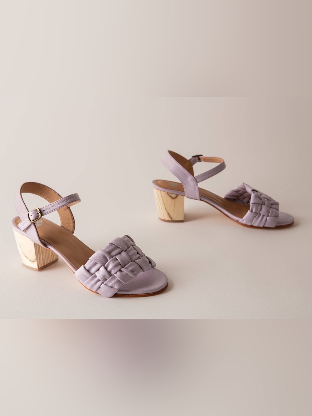 Fortress Lilah Handwoven Mid-Heel Sandals Handmade in Peru